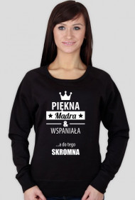 Bluza damska "Piękna, mądra i wspaniała"