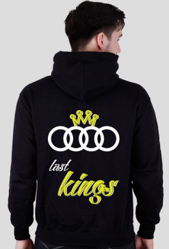 Bluza z kapturem "Audi last kings" wszystkie kolory (TYL)