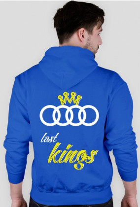 Bluza z kapturem "Audi last kings" wszystkie kolory (TYL)