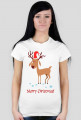 Koszulka damska z reniferem