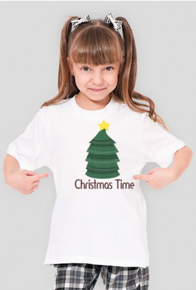 Koszulka dziewczęca "Christmas Time"