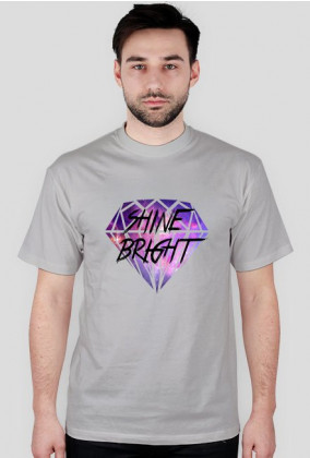 T-Shirt "Shine Bright" Męski