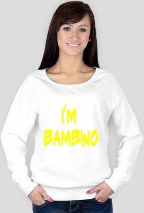 Bluza (długi rękaw, damska) "I'm Bambino"