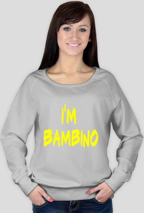 Bluza (długi rękaw, damska) "I'm Bambino"