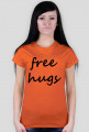 Koszulka damska "free hugs"