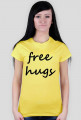 Koszulka damska "free hugs"