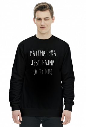 Bluza czarna - FAJNA MATEMATYKA