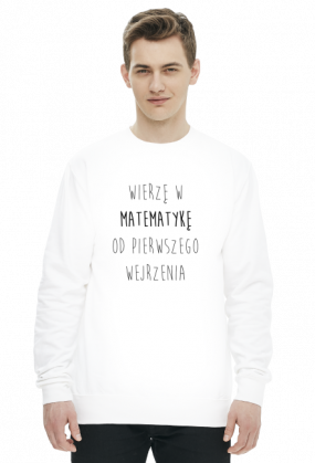 Bluza biała - MATEMATYKA OD PIERWSZEGO WEJRZENIA