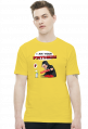 GeekWear - Smerf Wars, Smerfy, Smurfs,  Star Wars, Gwiezdne Wojny, Vader - koszulka męska