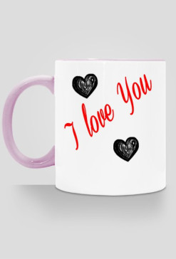 I LOVE YOU-  kubek kolor