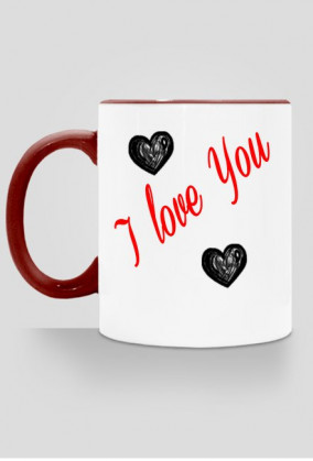 I LOVE YOU-  kubek kolor