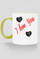 I LOVE YOU-  kubek kolor