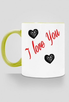 I LOVE YOU-  kubek kolor