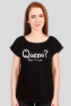 Koszulka "Queen?" Damska Luźna