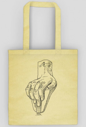 "Torba z nadrukiem"  - O'Prime Art Prints - hand