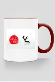 Kubek z reniferem