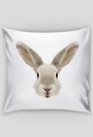 QTshop - KRÓLIK rabbit poszewka na poduszkę jednostronna