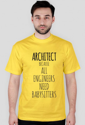 ARCHITECT. Because all engineers need babysitter.