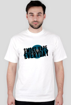 SMOKE VAPE EVERYDAY BIAŁA|SZARA