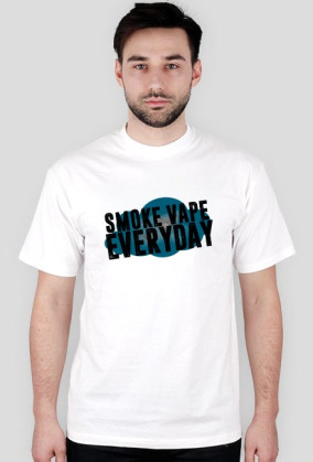 SMOKE VAPE EVERYDAY BIAŁA|SZARA