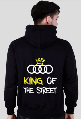 Bluza z kapturem "KING OF THE STREET" wszystkie kolory (tyl)