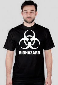 Koszulka męska czarna - BIOHAZARD