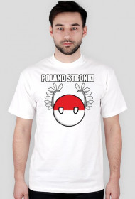 Koszulka Pollandball Countryball Poland Stronk