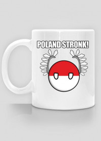 Kubek Countryball Polandball Poland Stronk