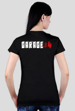 T-Shirt Garage #4 Classic Black - Lady