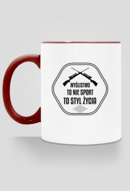 Kubek "myślistwo to nie sport"