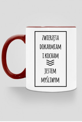 Kubek "jestem myśliwym"