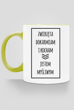 Kubek "jestem myśliwym"