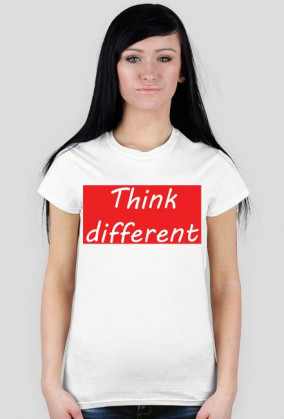 Koszulka damska "Think different"