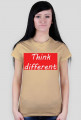 Koszulka damska "Think different"