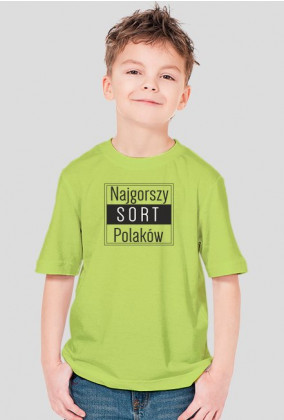Koszulka dla chłopców - Najgorszy sort Polaków