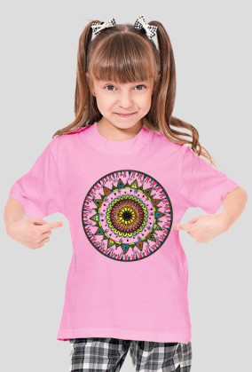 Koszulka z mandalą