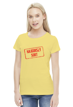 Najgorszy sort koszulka damska