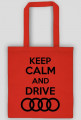 Torba bawełniana "KEEP CALM AND DRIVE AUDI" WSZYSTKIE KOLORY