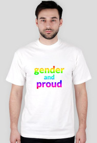 Gender and Proud rainbow