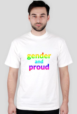 Gender and Proud rainbow
