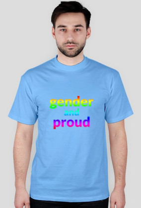 Gender and Proud rainbow