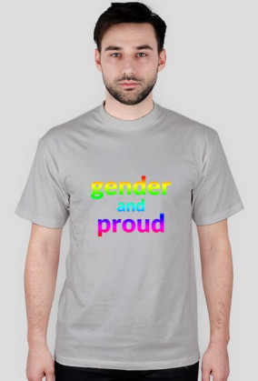 Gender and Proud rainbow