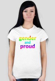 Gender and Proud rainbow