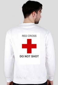 Red cross DO NOT SHOT rękaw