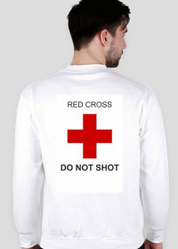 Red cross DO NOT SHOT rękaw