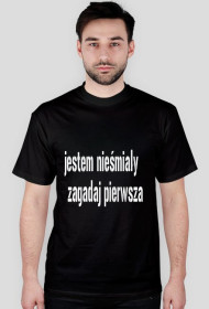 t-shirt męski "nieśmiały"