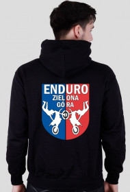 Czarna Bluza "Enduro Zielona Góra "