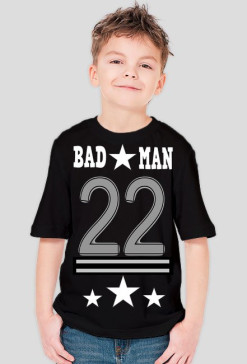 T-shirt Dziecięcy "BAD MAN"