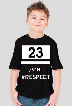 T-shirt Dziecięcy "#RESPECT"