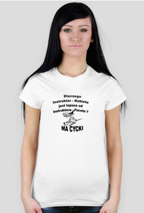 Kobieta - Instruktor (damska koszulka)